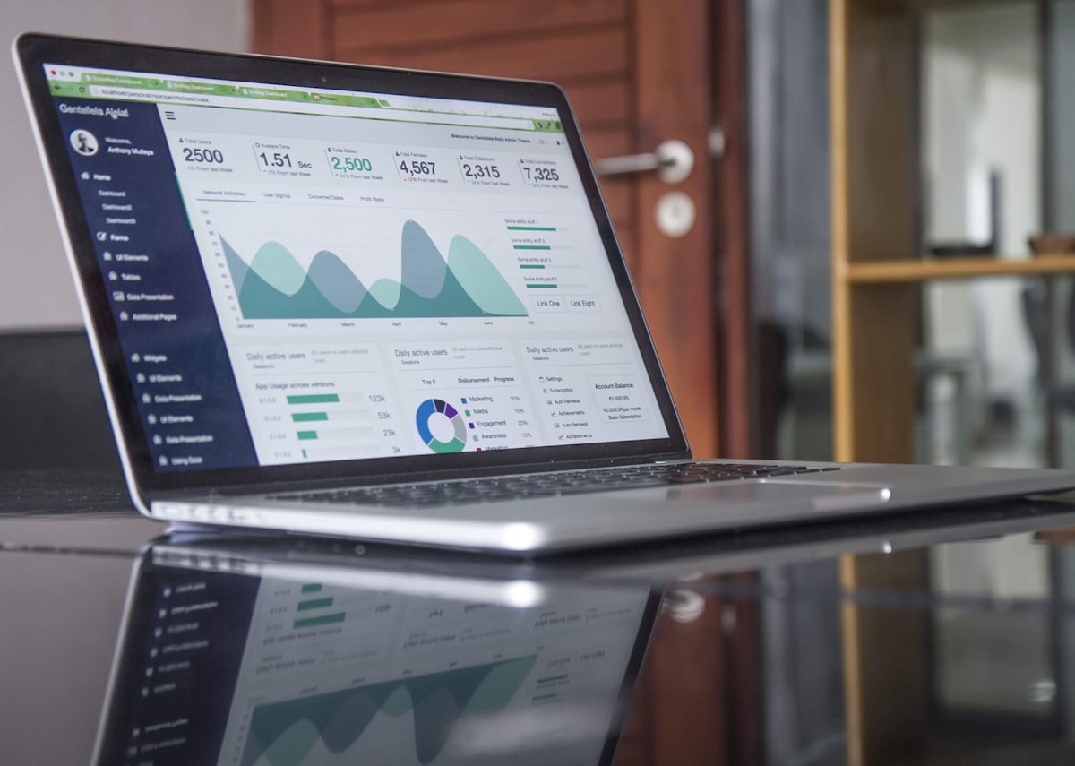 Analytics dashboard and digital growth reporting